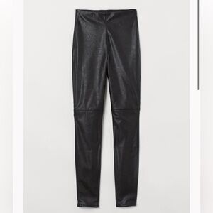 H&M Faux Leather Leggings